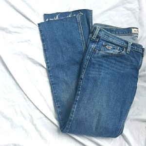 Hollister Blue Jeans Stretchy Destressed